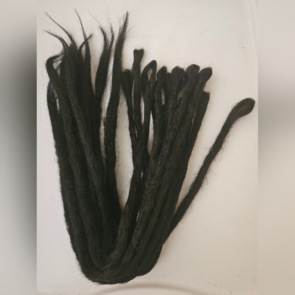 Aosome Dreadlock Extensions 20 inch Black - Picture 2 of 5